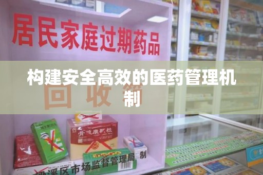 杭州构建安全高效的医药管理机制