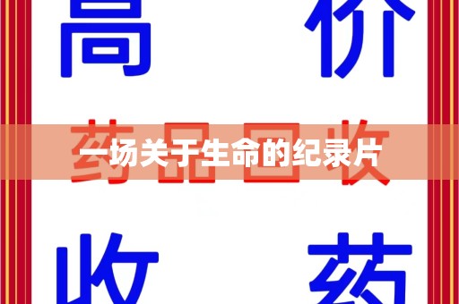 杭州一场关于生命的纪录片